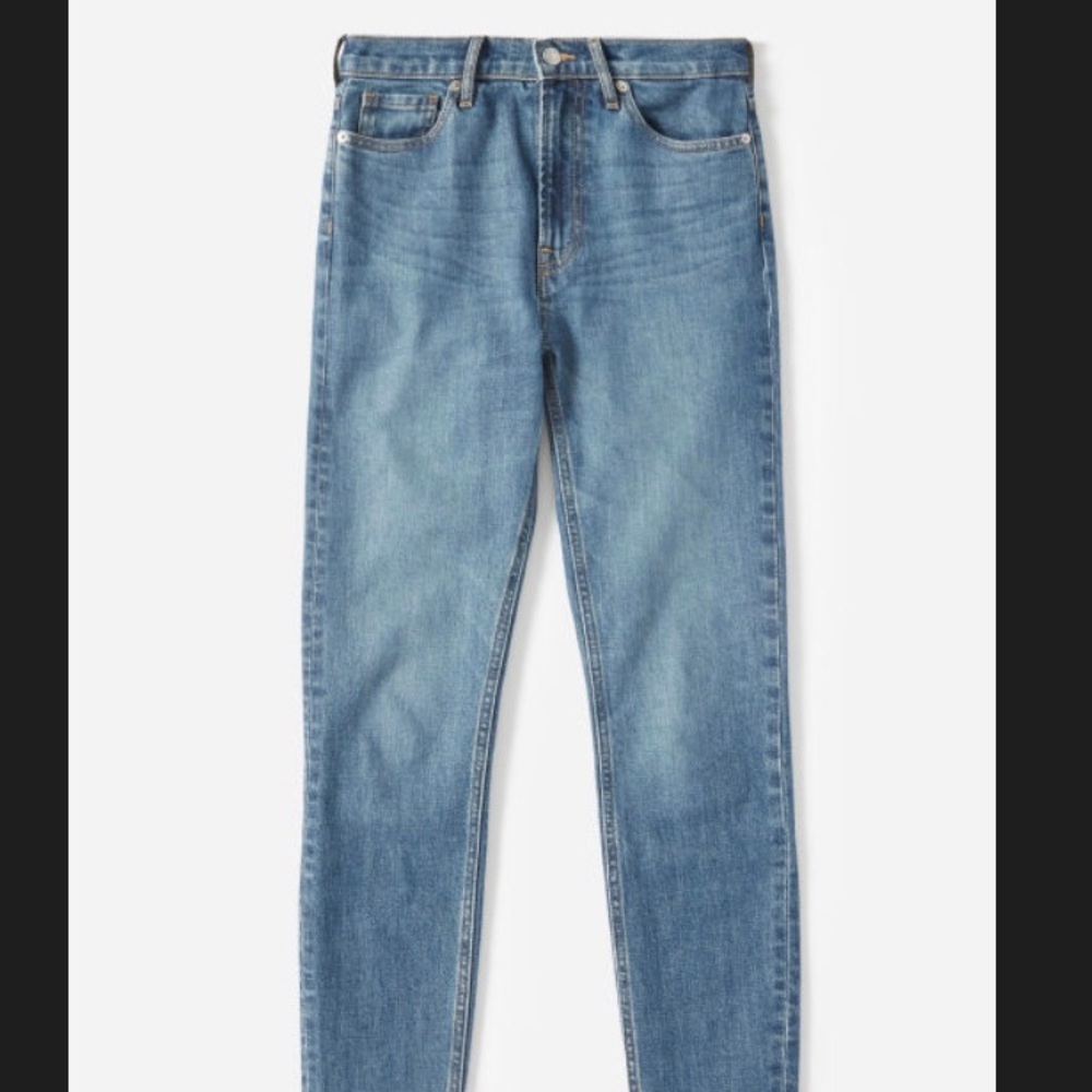 Everlane High Rise Ankle Light Wash Jeans (29)